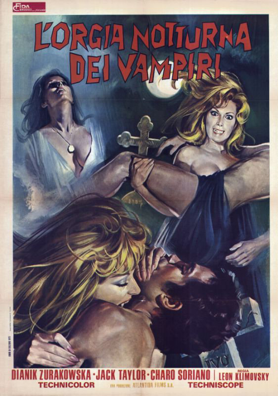 Affiche Orgia Nocturna De Los Vampiros La 100x140cm Intemporel 6994